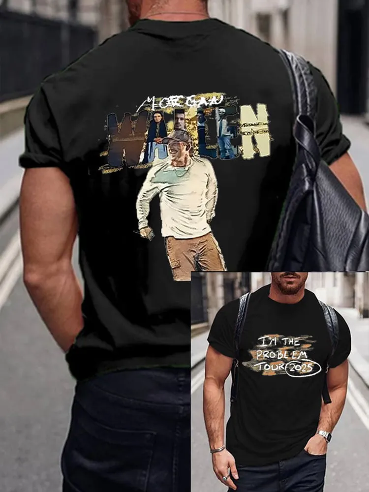 I'M The Problem Tour 2025 Double-Sided Printed Round-Neck Short-Sleeved T-Shirt