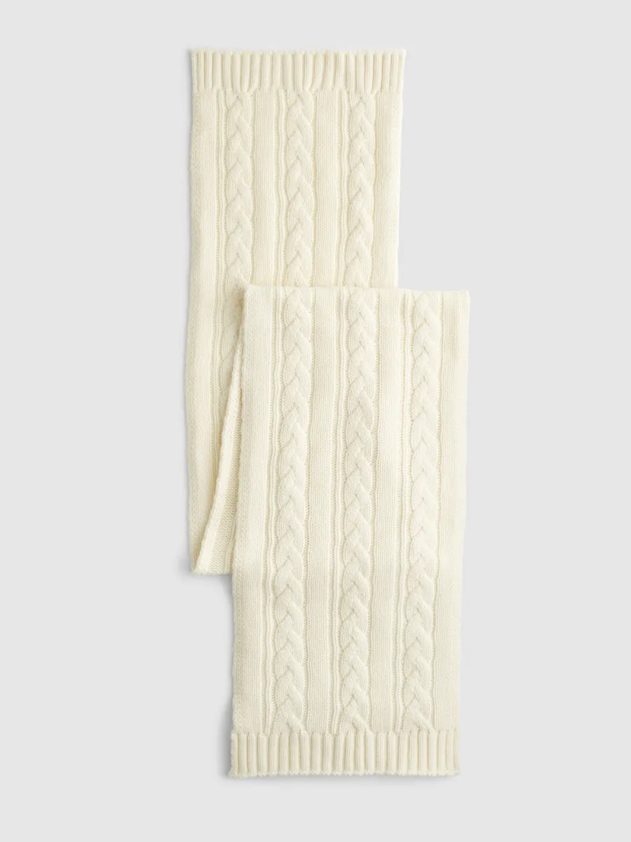 Cable Knit Warm Scarf