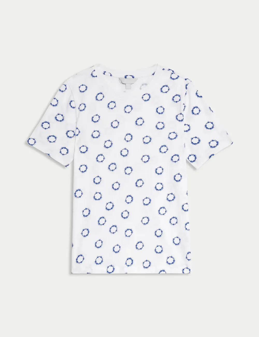 PolkaDot Printed Crew Neck T-Shirt