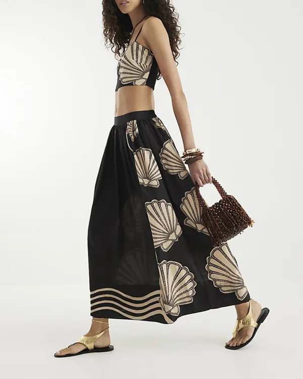 Artistic Gentle Ladies Long Skirts