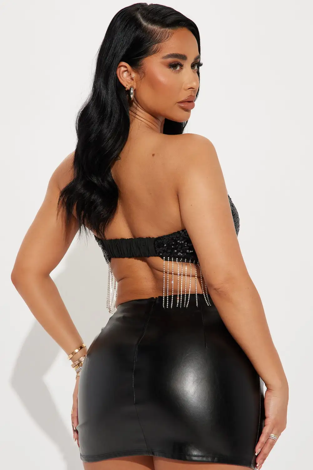 Fabulous Days Sequin Top - Black