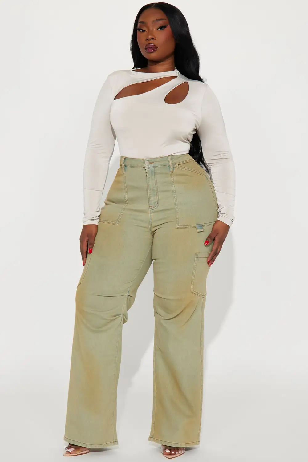 Your Bad Habit Cut Out Top - Stone