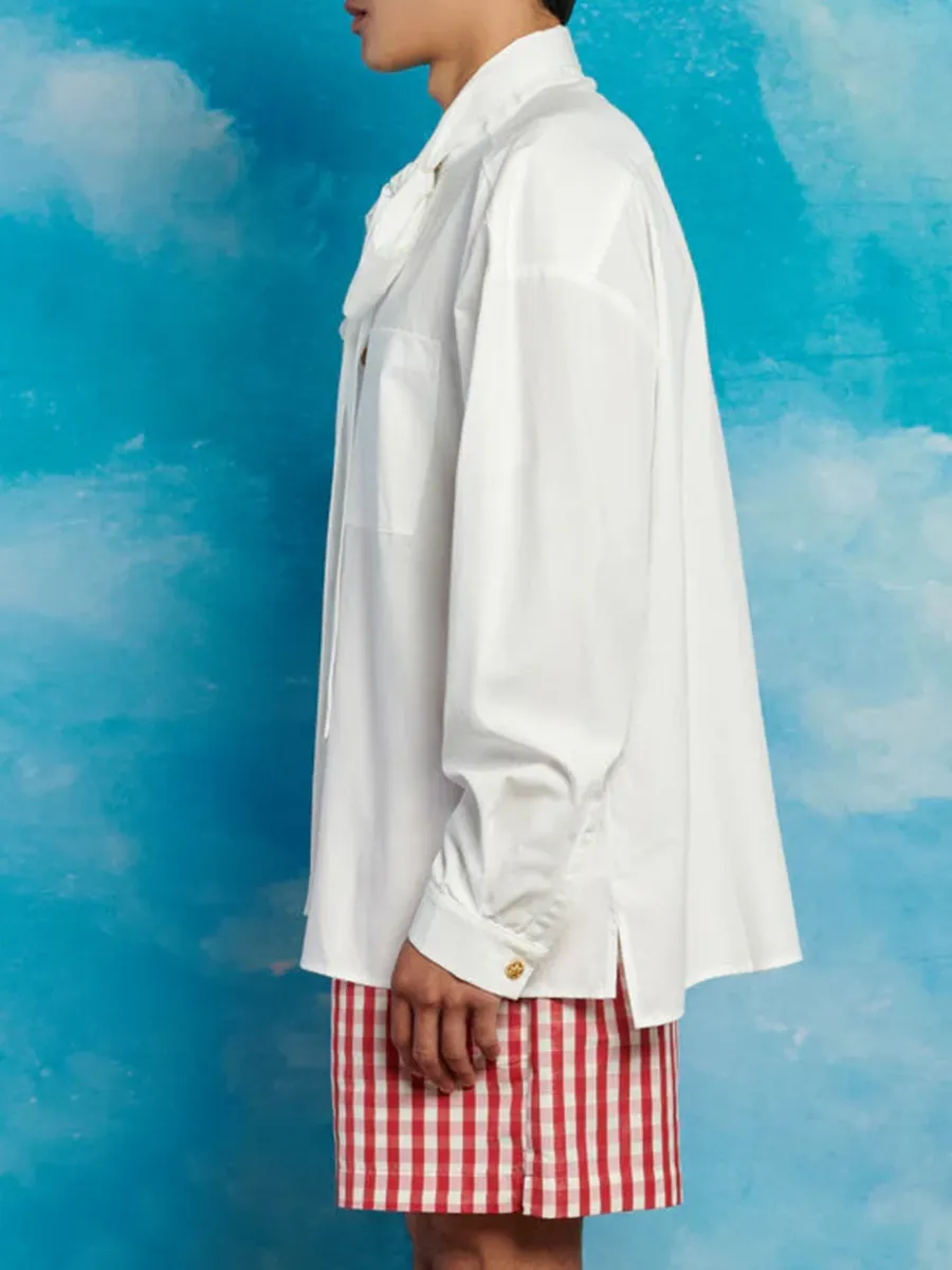 Casual Style Straight Gingham Shorts