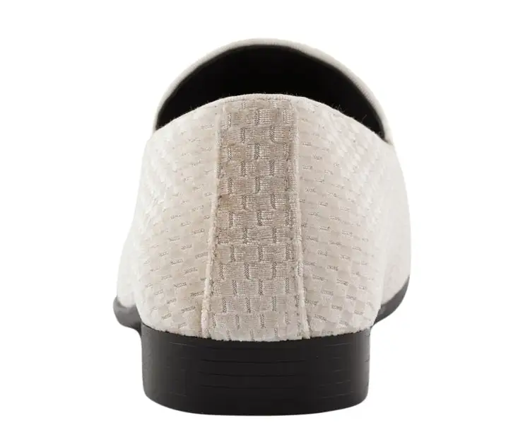 Beige Smoking Loafers