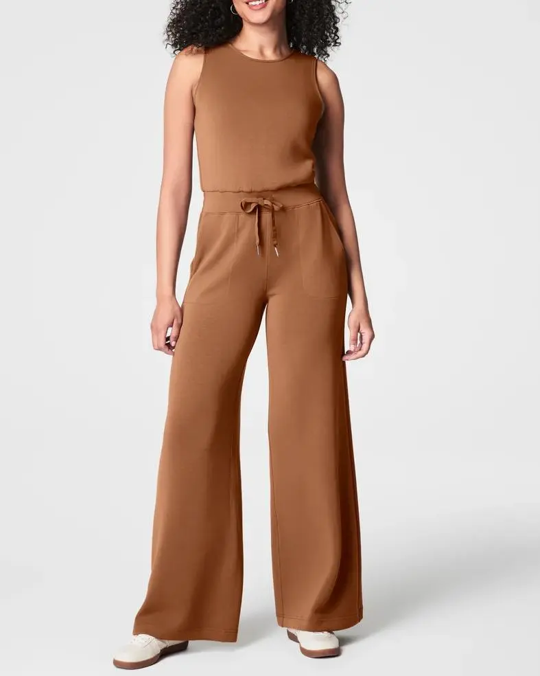 High Waist Sleeveless Jumpsuit