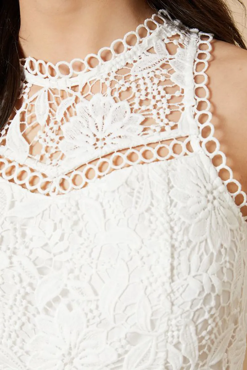 Casual Style High Neck Midi Dress
