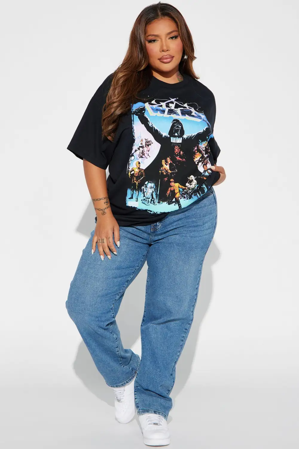 Dark Side Star Wars Graphic Tshirt - Black