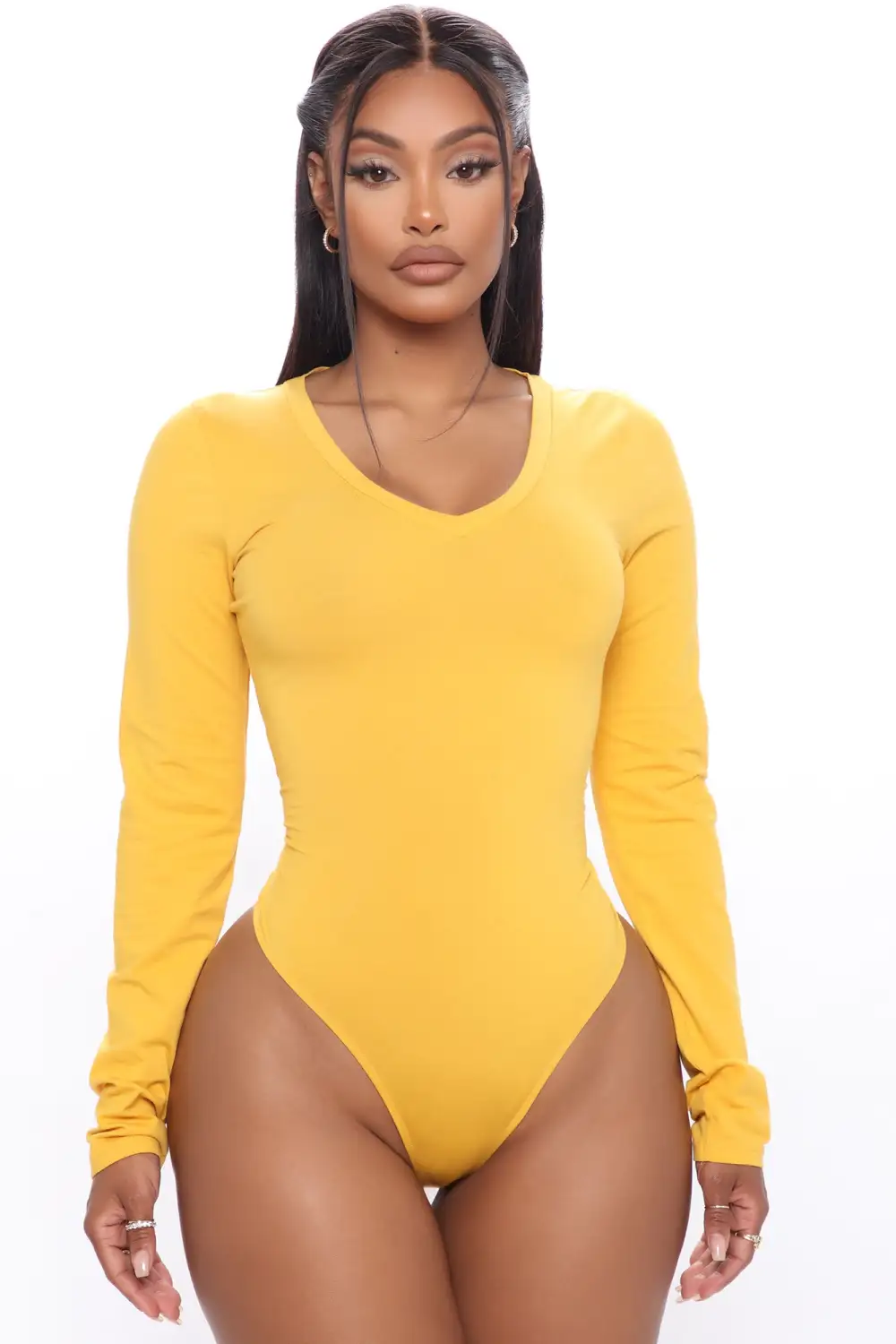 Voted Most Liked Bodysuit - Mustard