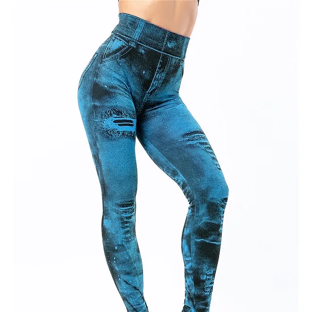 Women's High Elasticity High Waist Athletic Athleisure Black Burgundy S M Summer Spring