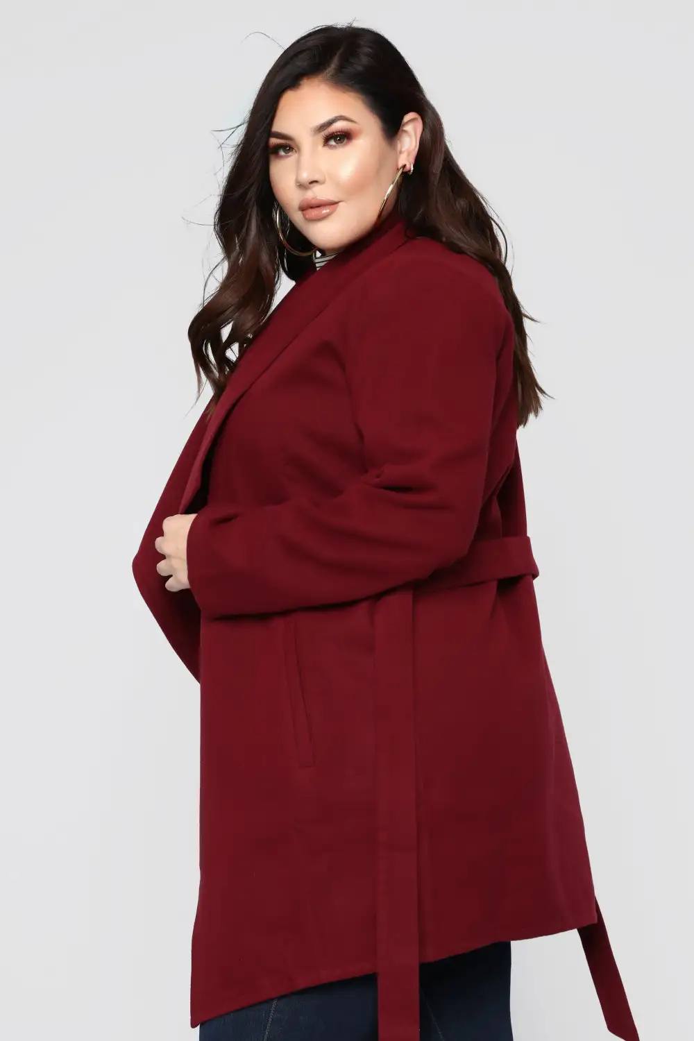 Manhattan Coat - Wine