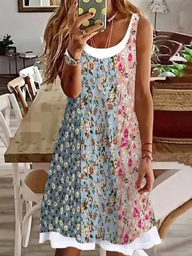 Casual Loose Floral Dress