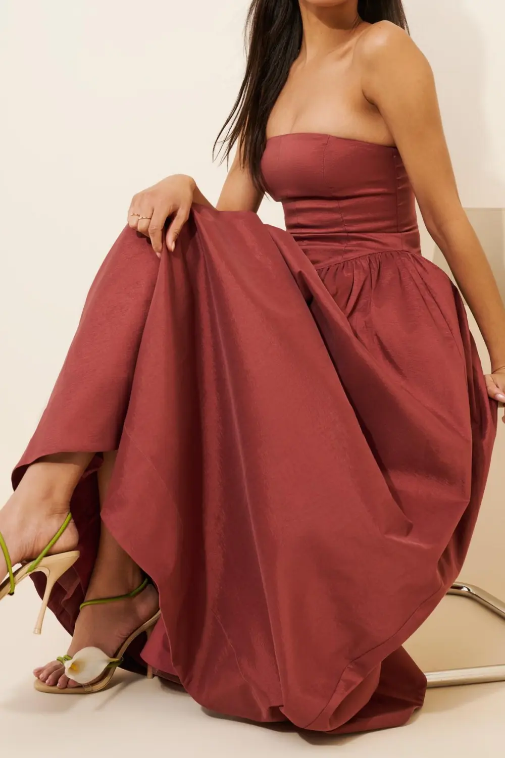 Audrey Sleeveless Maxi Gown