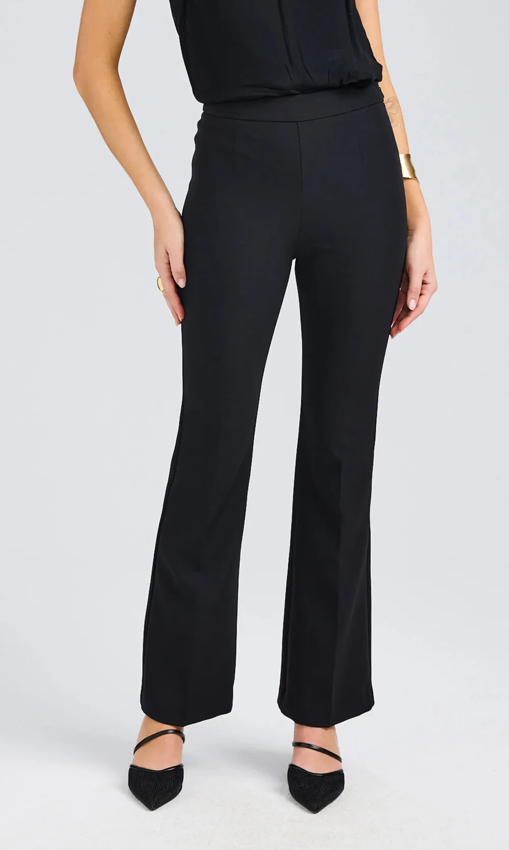 Casual Straight-Leg Pants