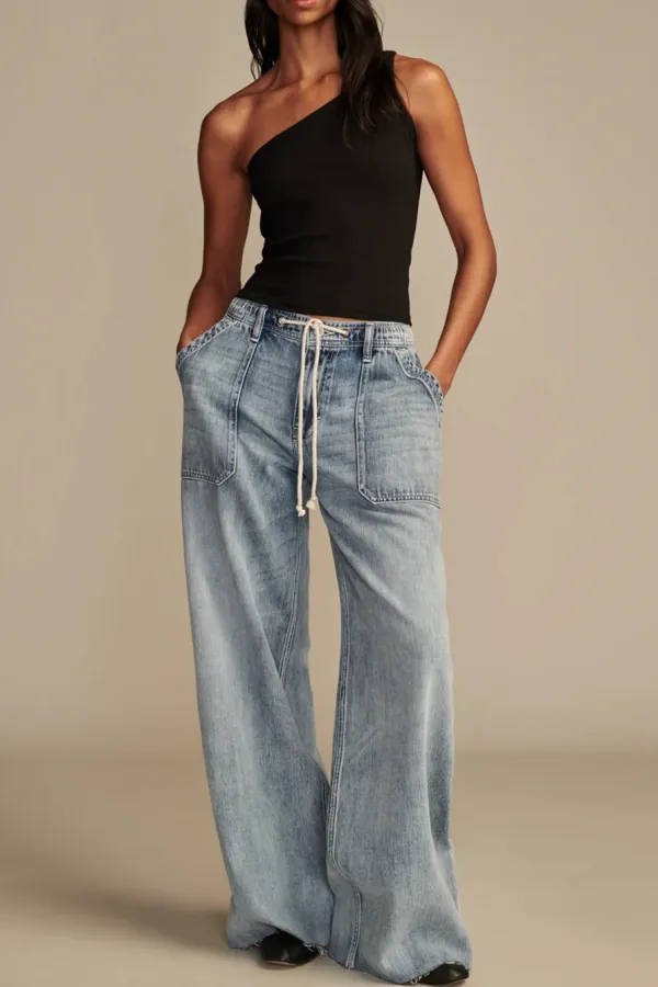 Patch Pocket Pull On Jean