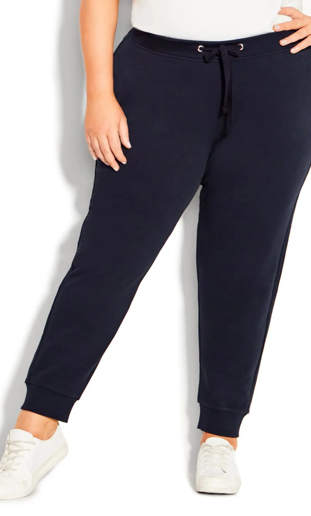Ave Leisure Navy Plain Track Pant