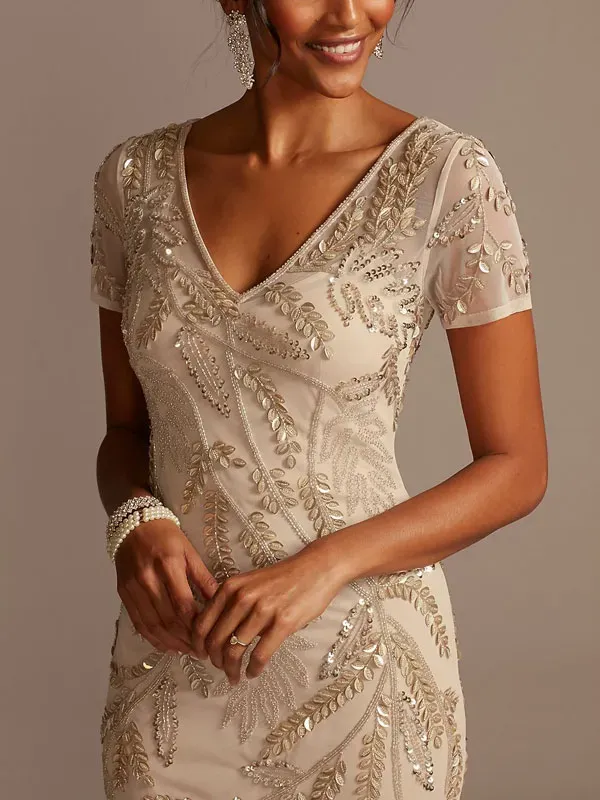 Graceful and elegant wedding ladies' dress