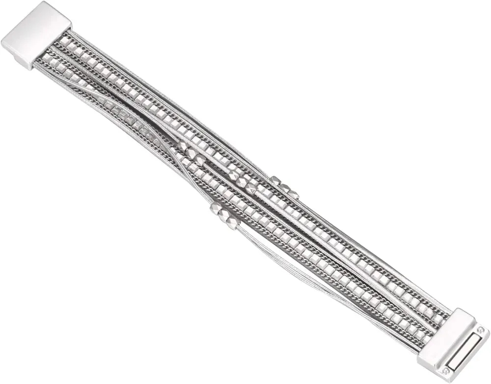 Fesciory Leather Wrap Bracelets for Women, Boho Leopard Multi-Layer Crystal Beads Cuff Bracelet Jewelry