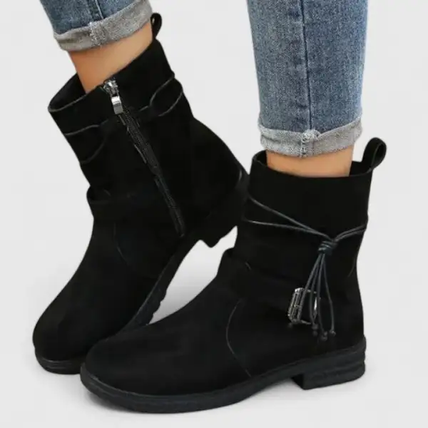 Slouchy Shaft Ankle Boots