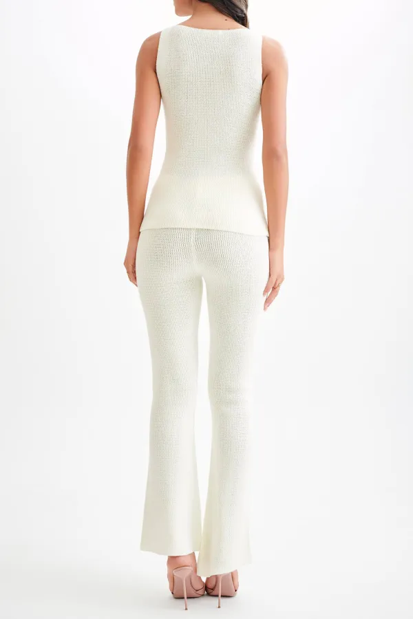 Skinny Straight Leg Knit Pant
