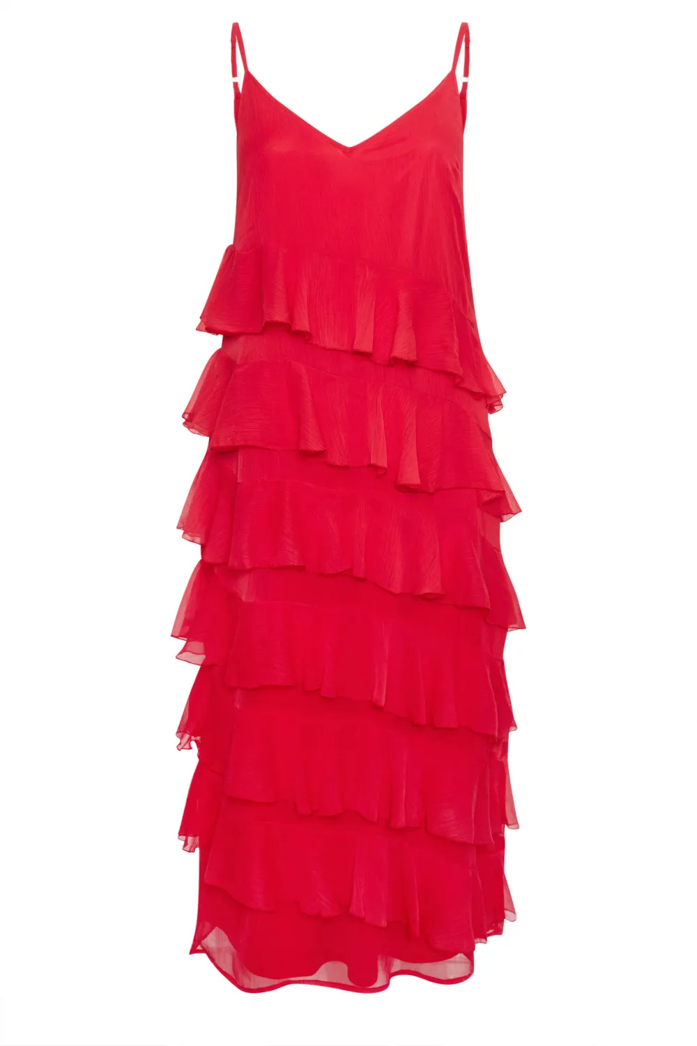 LIMITED COLLECTION Curve Black Frill Maxi Dress