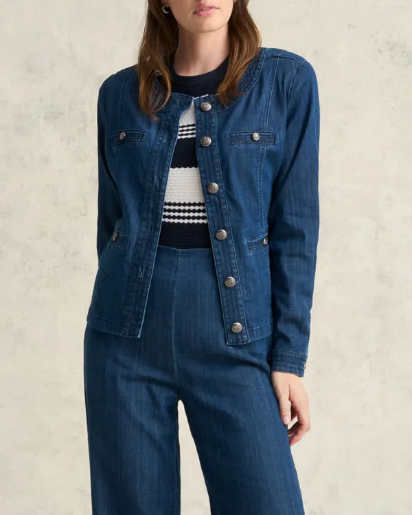 Stitch Detail Denim Jacket