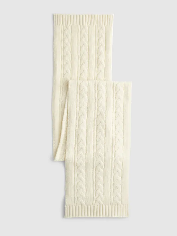 Cable Knit Warm Scarf