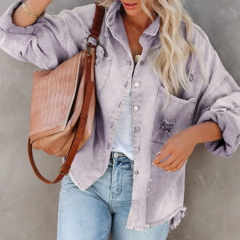 Long Sleeves Denim Jacket