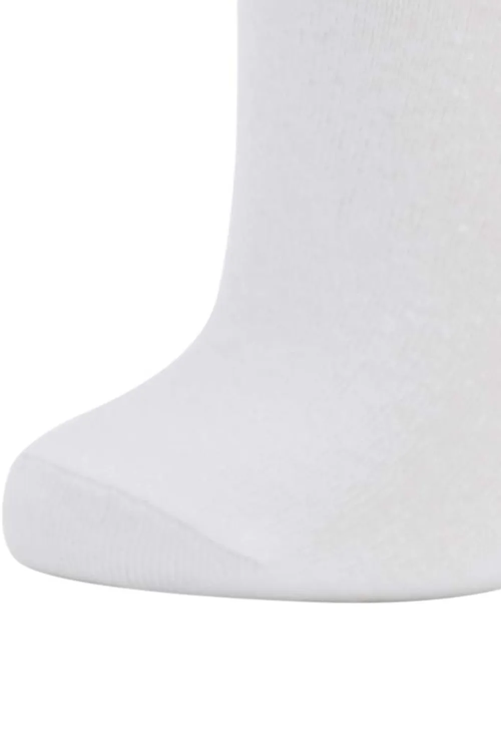 White 100% Cotton Ankle Socks
