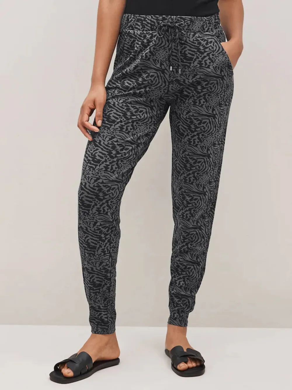 Solid Color Sports Pants For Everyday Wear