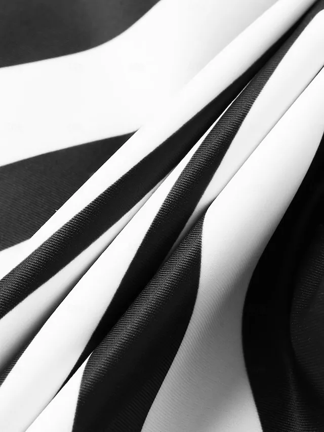 Women's Swimwear One Piece Swimsuit Striped Beach Wear Summer Bathing Suits