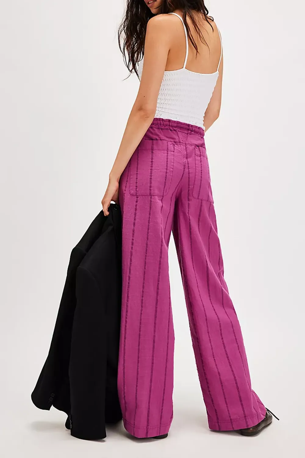 Striped Wide Leg Pants