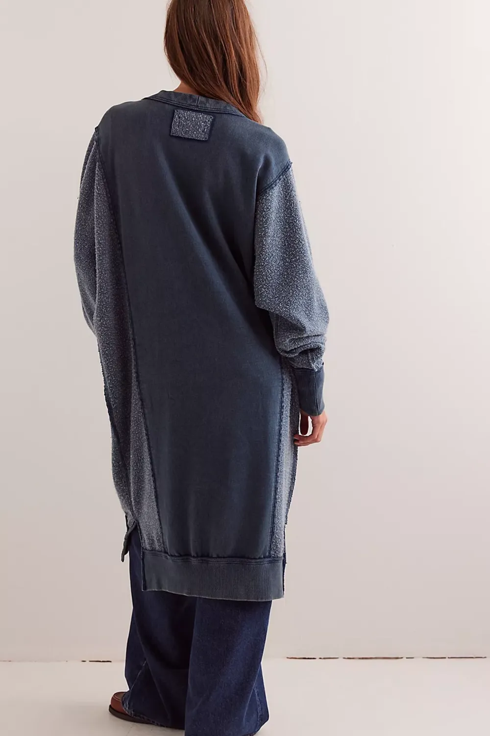 Open Front Striped Cardigan