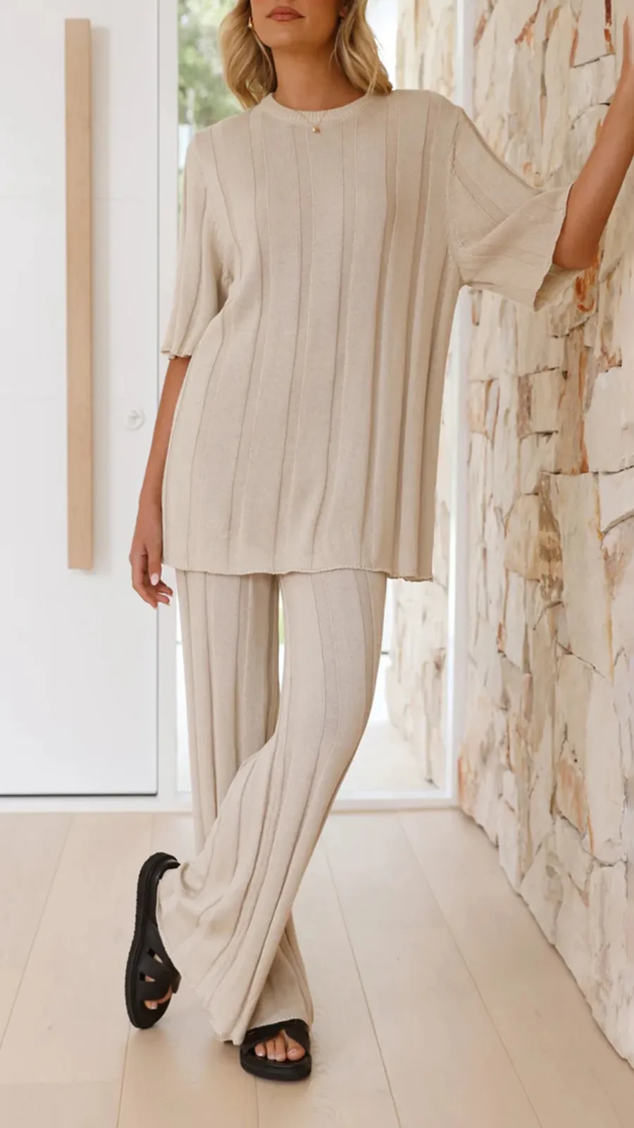 Knitted Heavy Drape Top