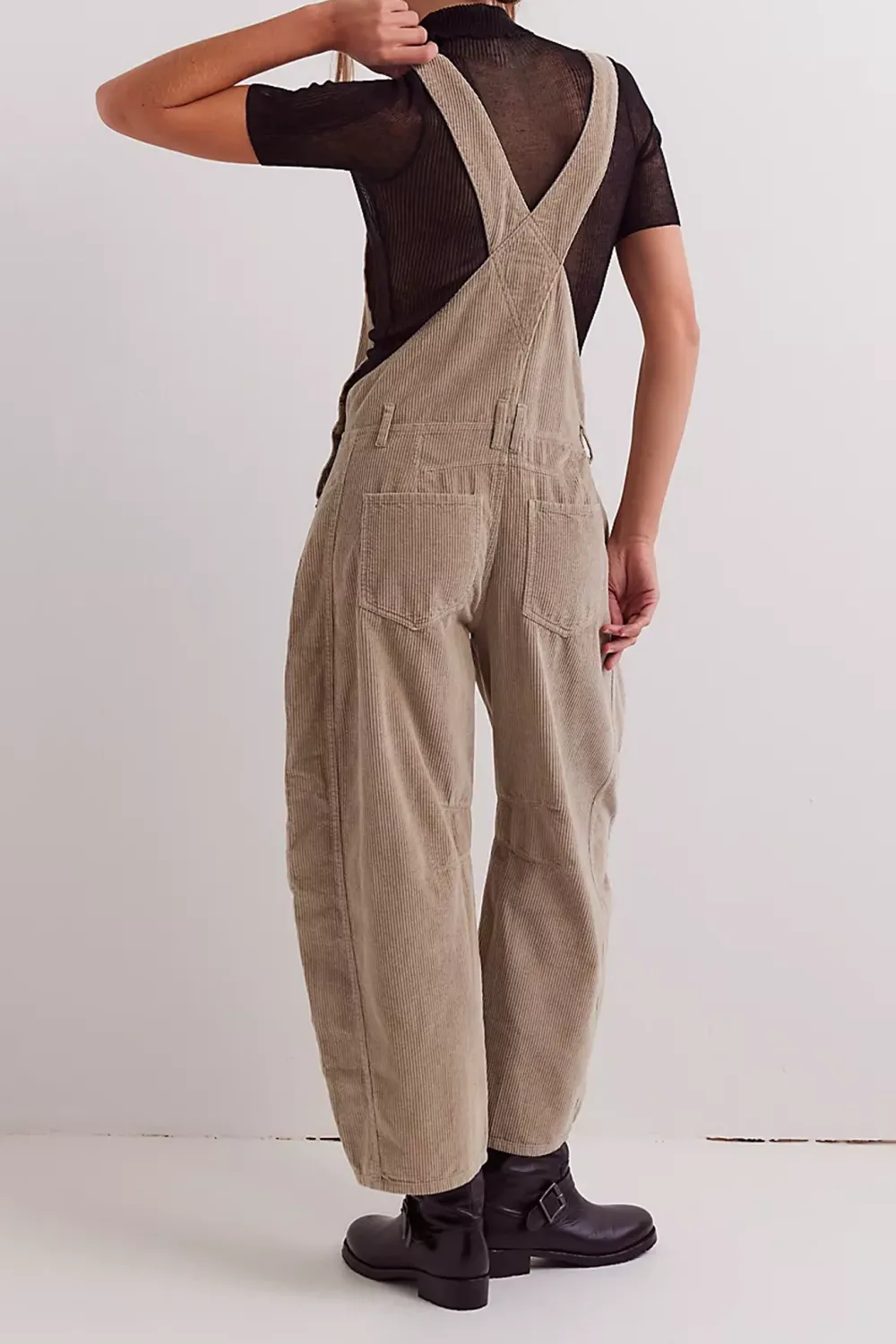 Corduroy Overalls Style Pants