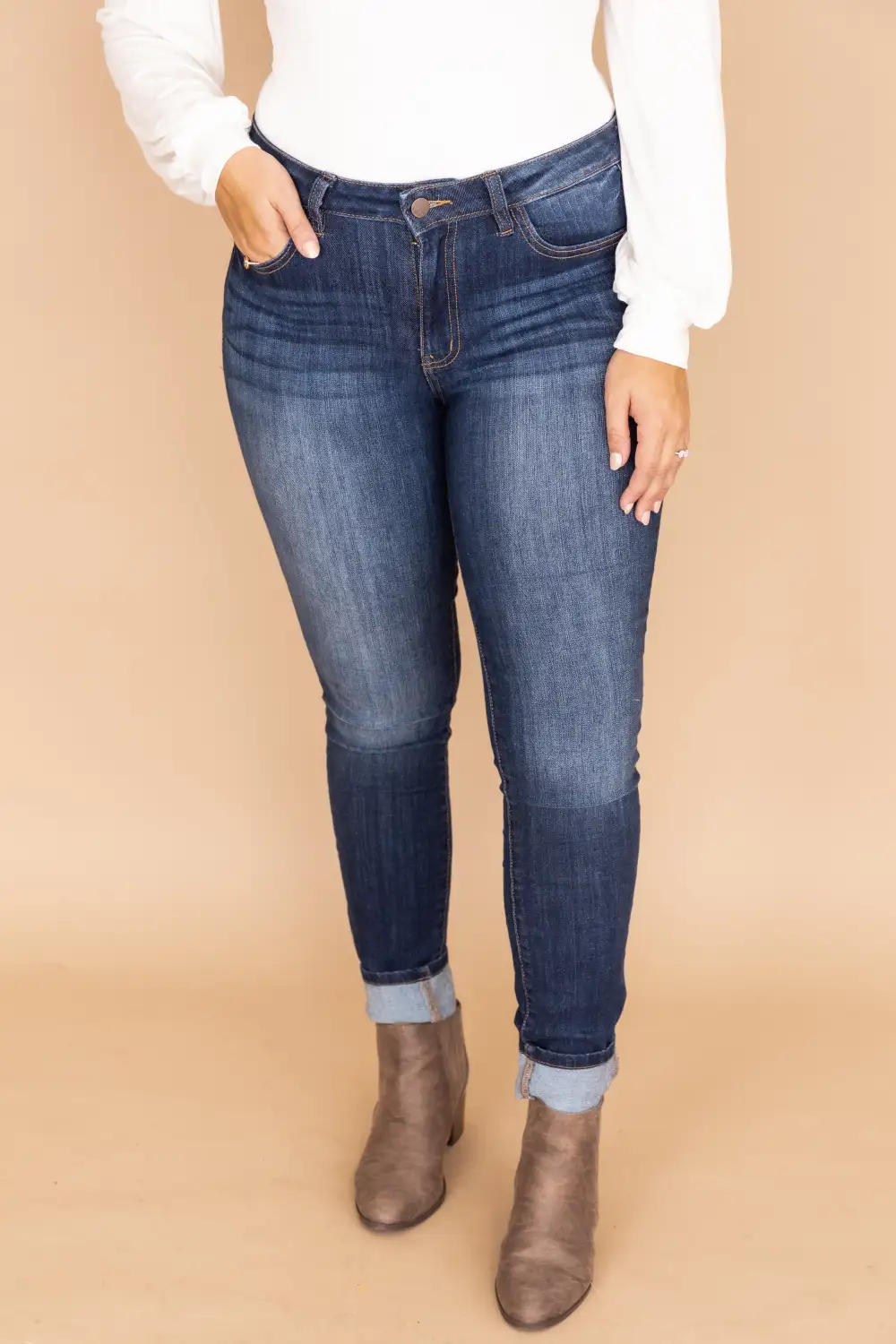 Willa Dark Wash Skinny Jeans