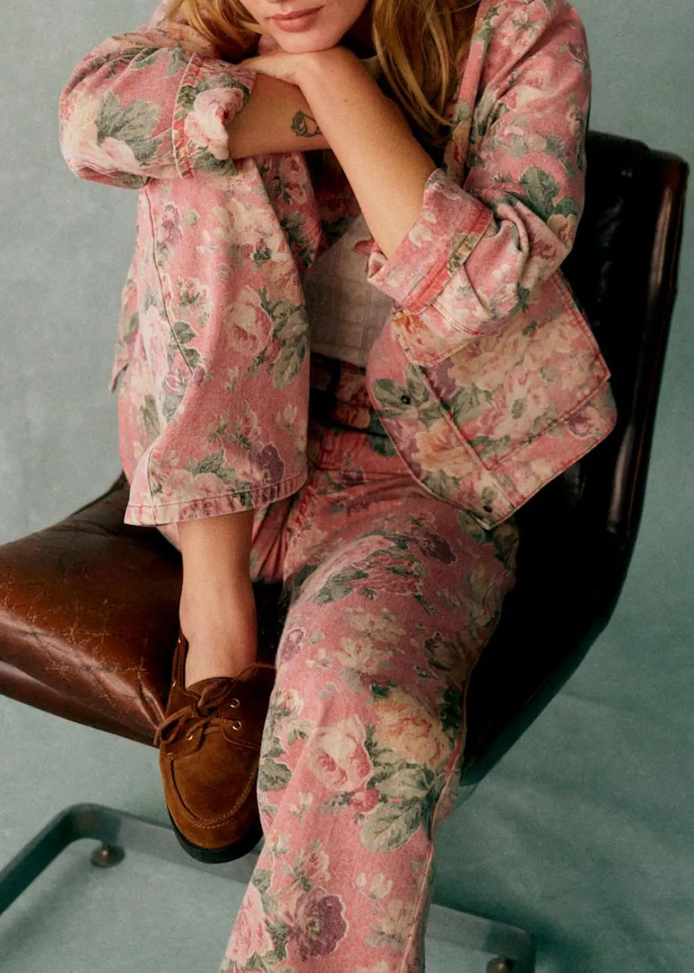 Apricot Short Denim Jacket