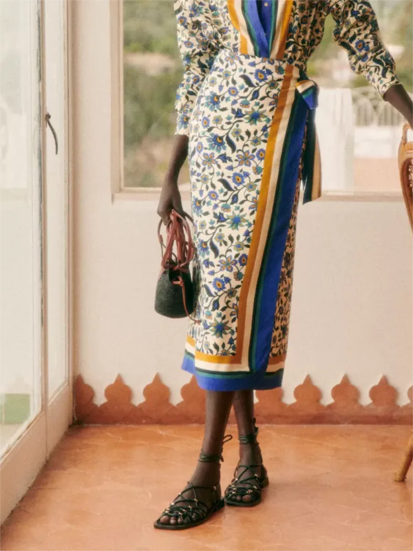 Linen Fabric Material Skirt