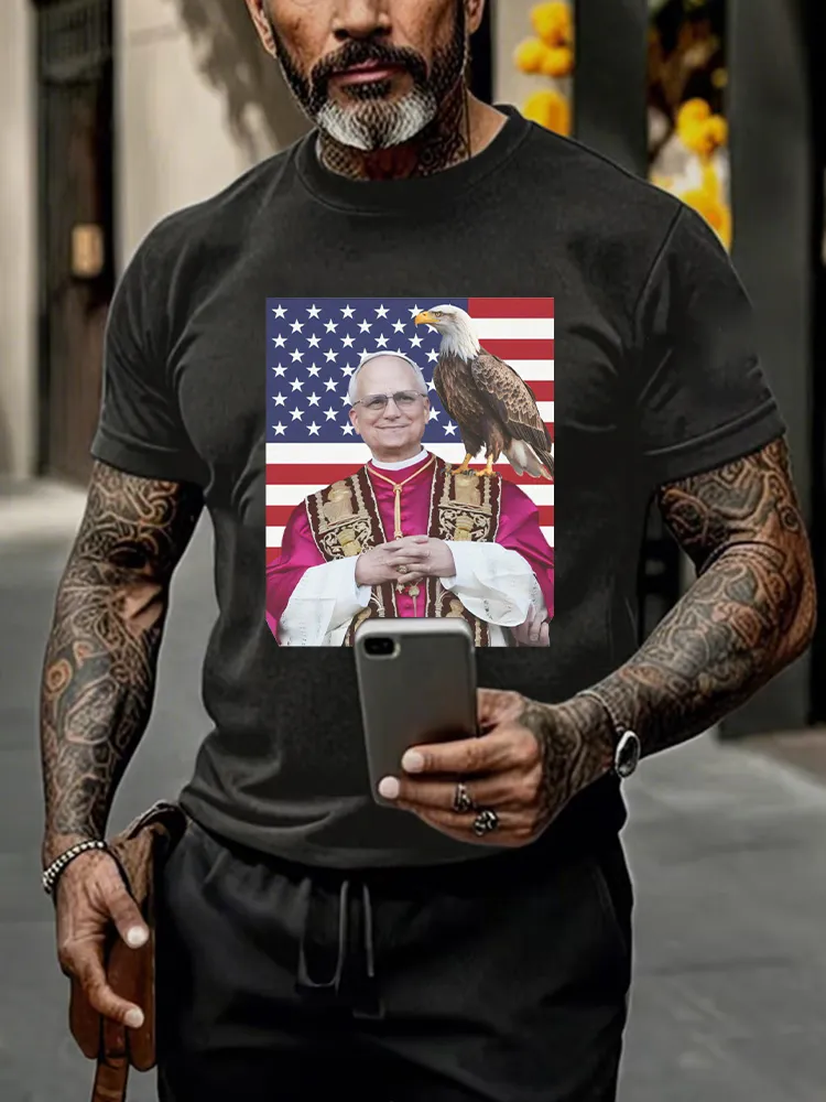 Men'S Pope Leo Xiv 8th May 2025 Printed T-Shirt