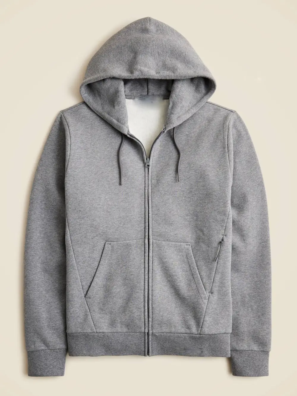 Gray Full Zip Hooded Pullover