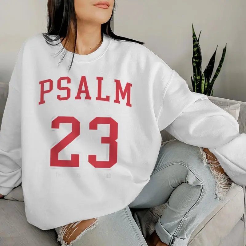 Psalm 23 The Lord Is My Shepherd Christian Football Lover Women Sweatshirt