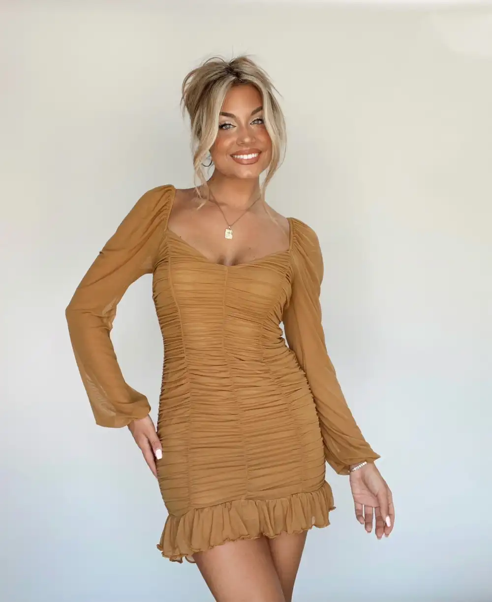 Not Average Ruched Dress