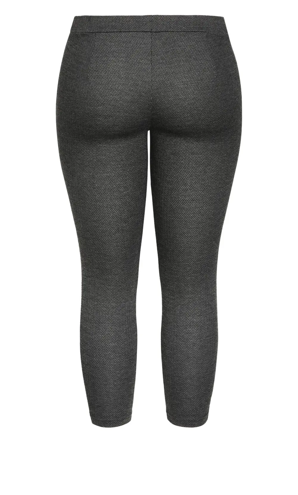 Evans Grey Chevron Print Leggings