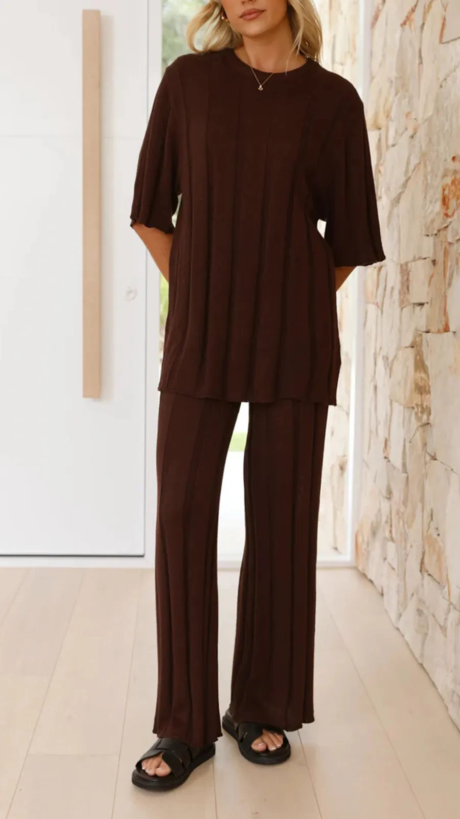 Knitted Heavy Drape Top