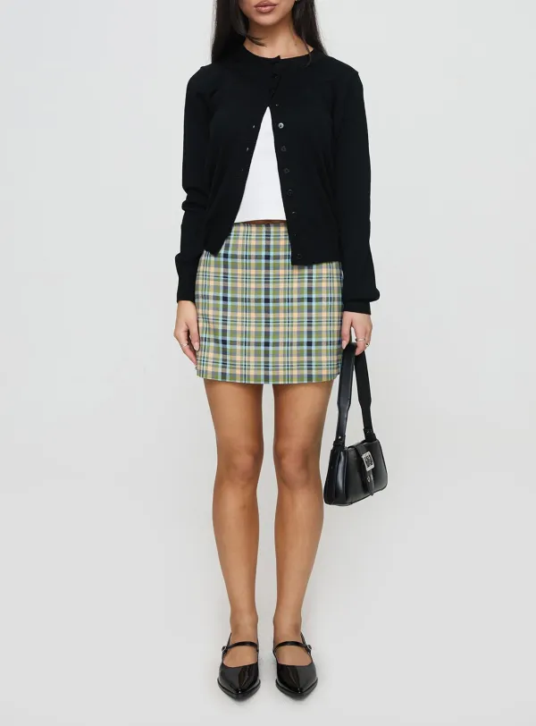 Button-down Knit Cardigan Black