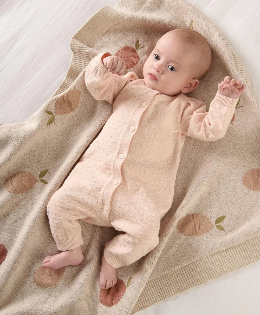 Knitted Romper - Pink
