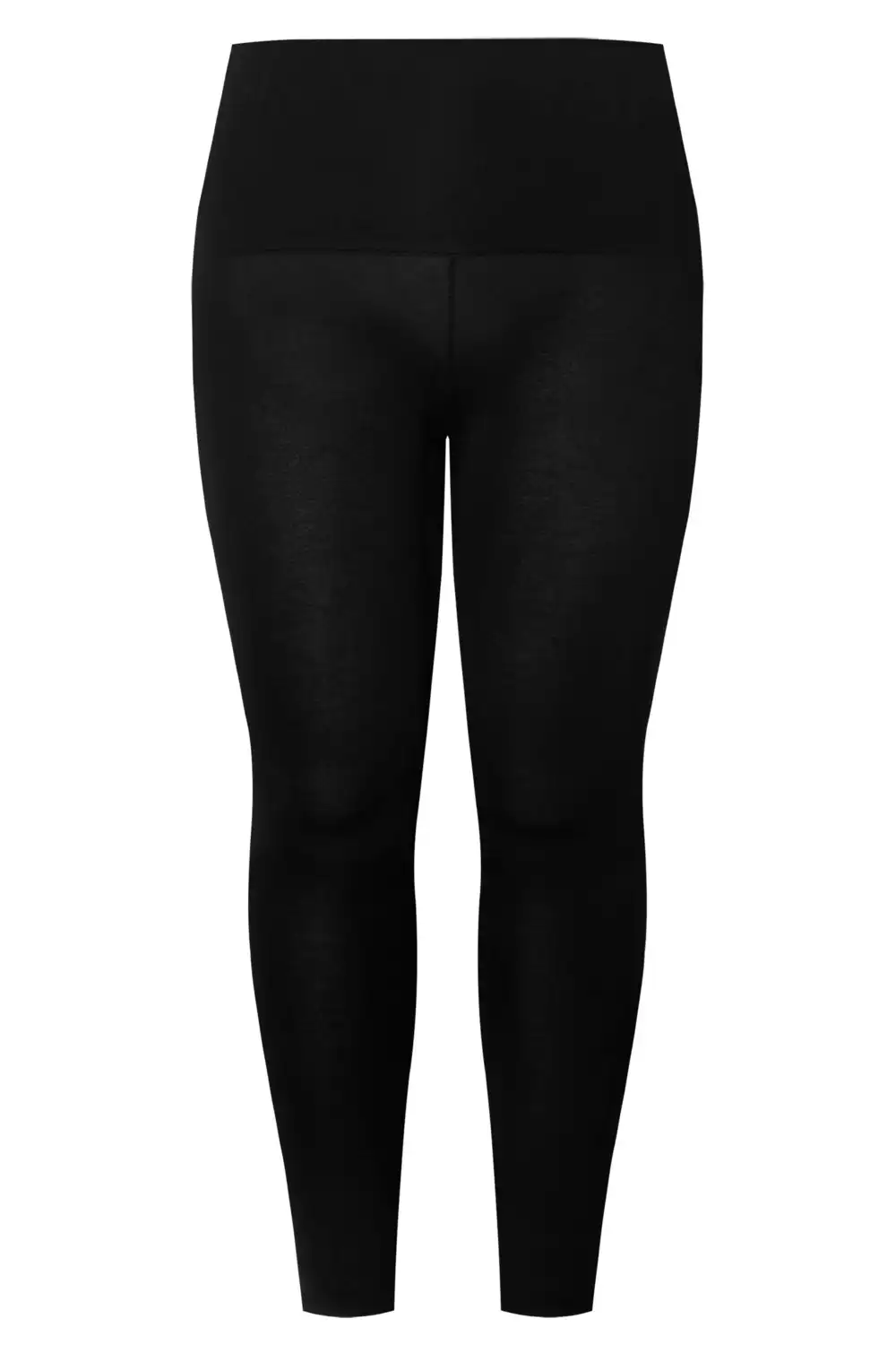 YOURS Curve Black TUMMY CONTROL Soft Touch Stretch Leggings