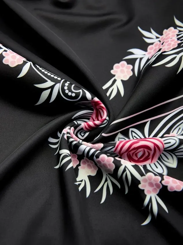 Vacation  Ethnic Printing Spaghetti Tankinis Two-Piece Set