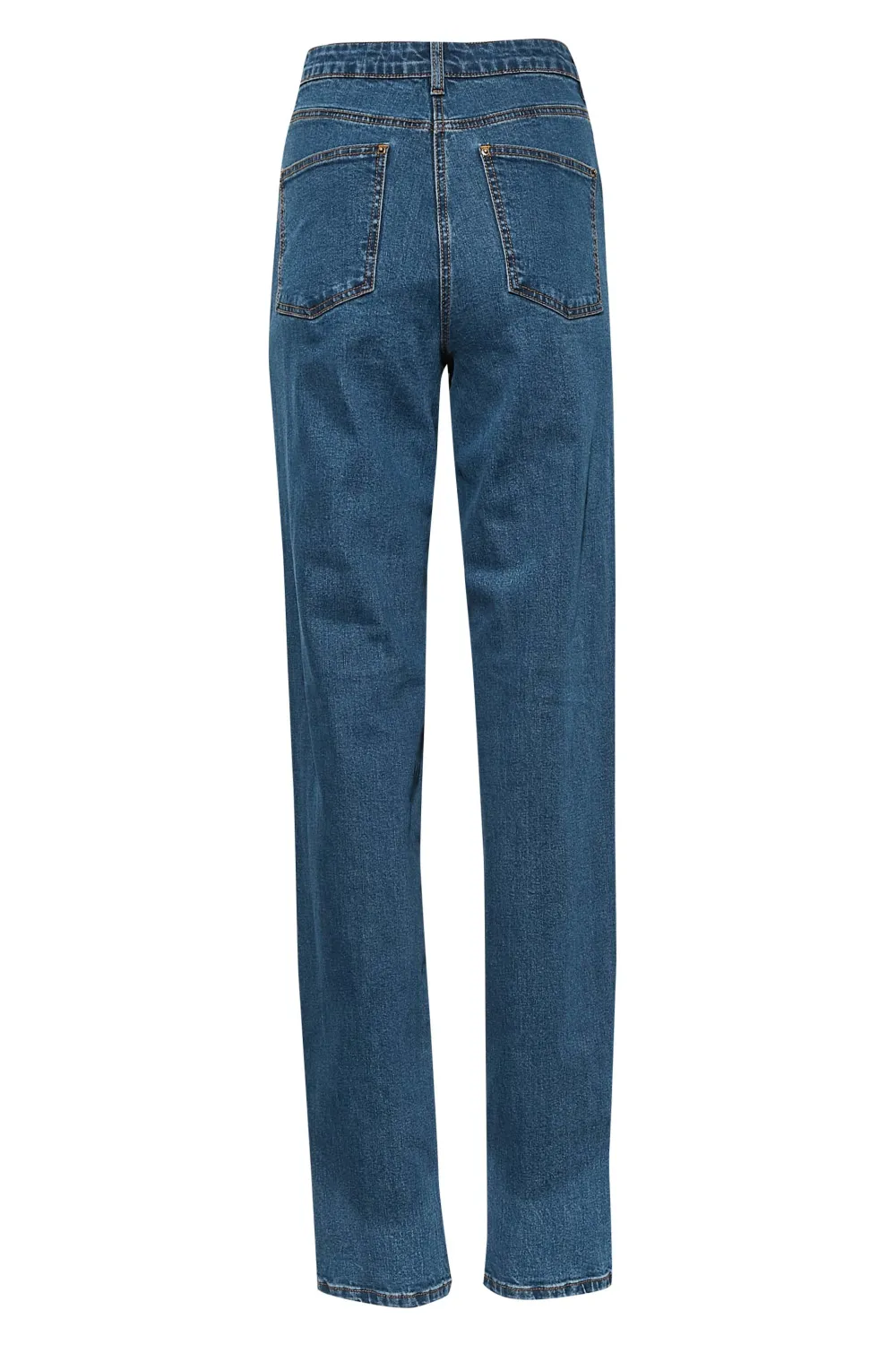 LTS Tall Indigo Blue Washed UNA Stretch Mom Jeans