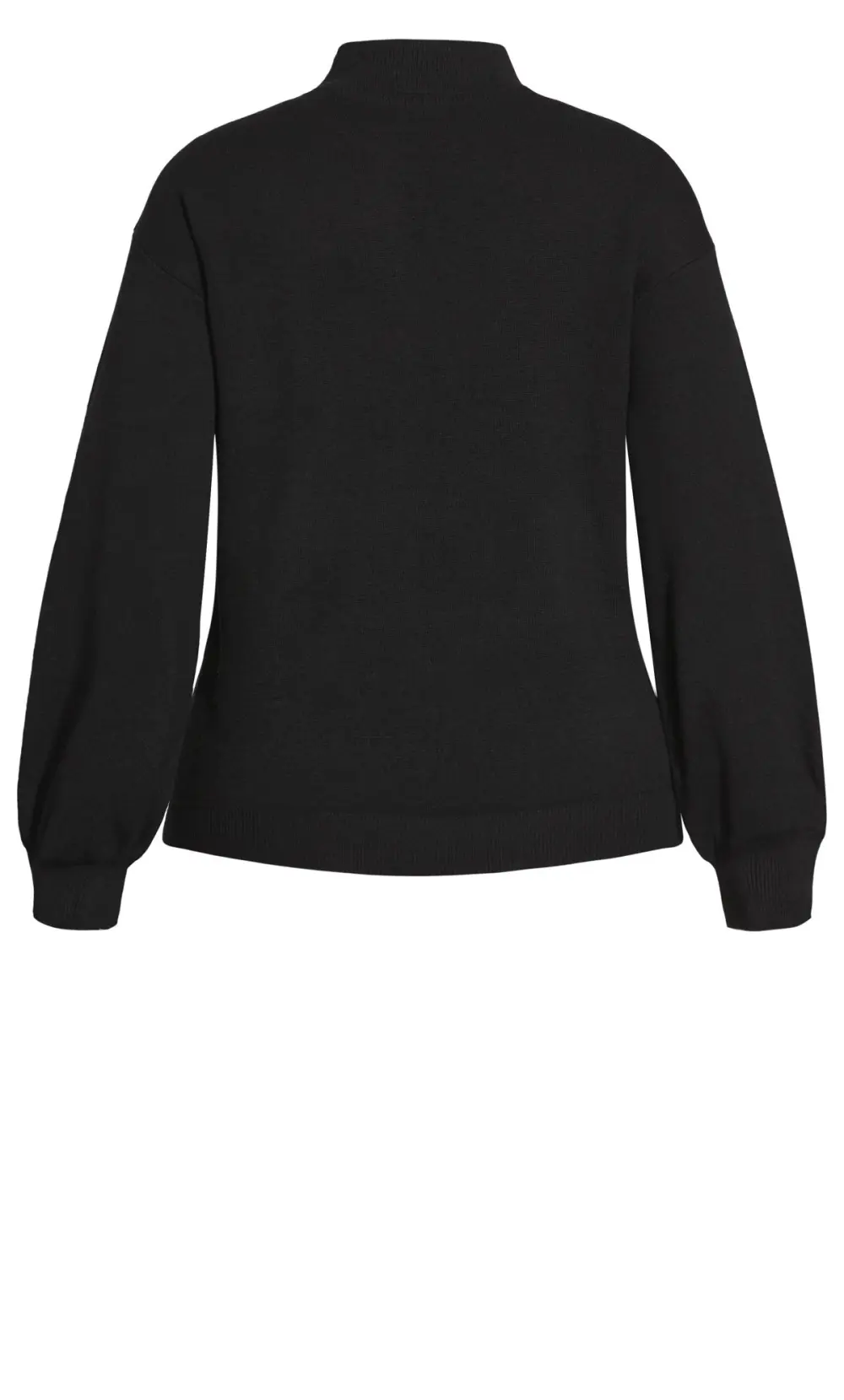 Evans Black Keyhole Long Sleeve Jumper