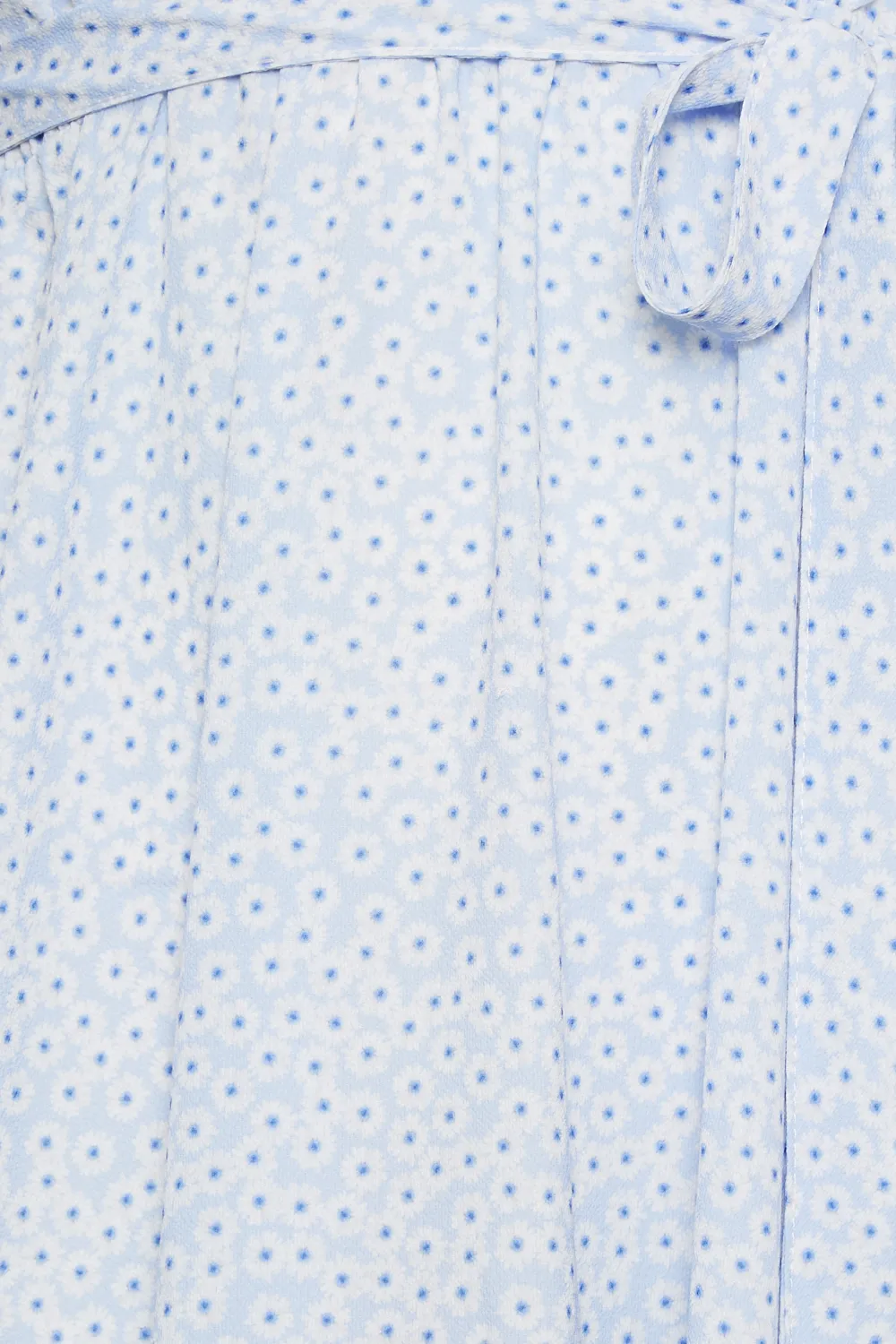 YOURS Curve Pink Ditsy Floral Print Wrap Dress